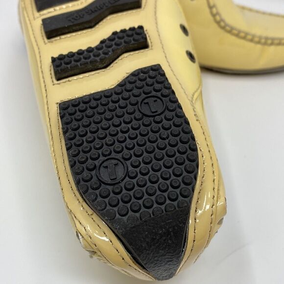 Carvela Original Top Skipper Vintage Desert Driving Boots Yellow Patent Leather - Picture 13 of 16